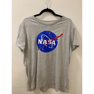 H&M NASA Sequin Top